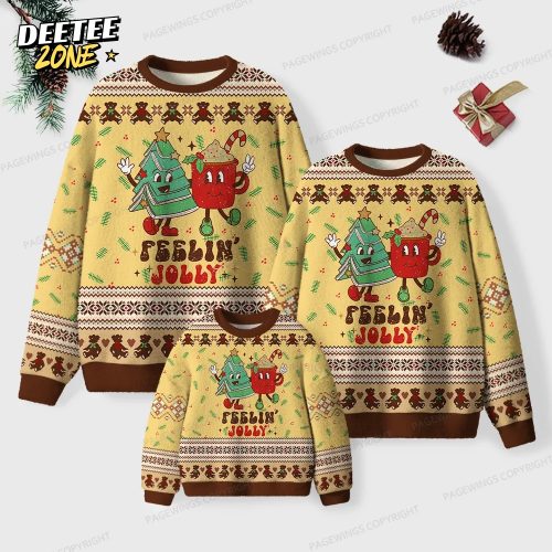 Y’All Feelin’ Jolly Unisex Ugly Knit Christmas Sweater