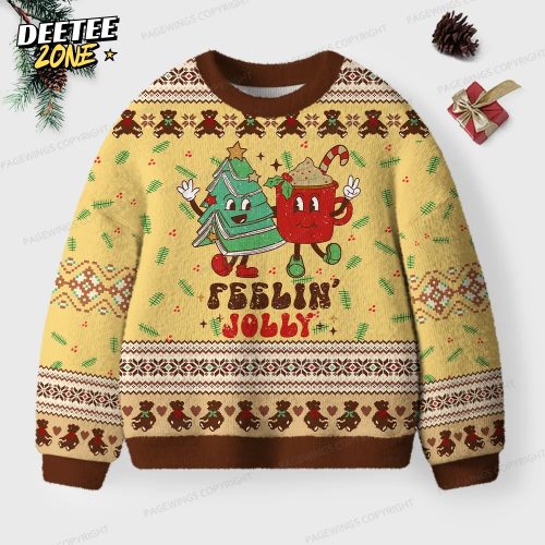 Y’All Feelin’ Jolly Unisex Ugly Knit Christmas Sweater