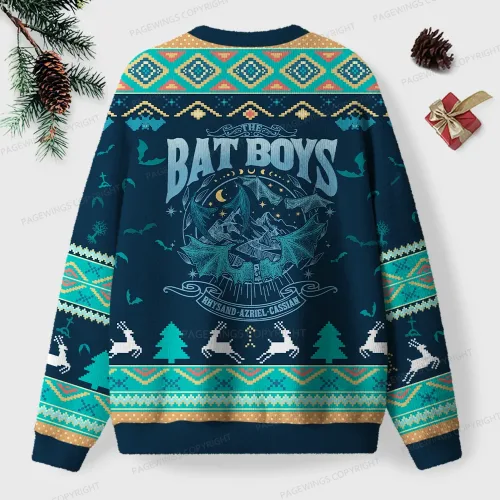 Bat Boys Unisex Ugly Knit Christmas Sweater
