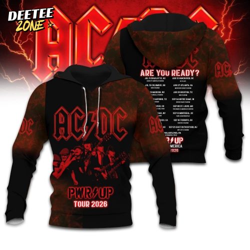 ACDC PWR UP Tour 2026 Are You Ready Limited Edition Hoodie