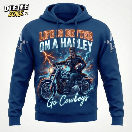 American Biker Spirit – Life Is Better on a Harley Hoodie