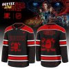 Boston Bruins x Stranger Things Jersey with a bold red–black design