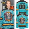 Roanoke Rail Yard Dawgs White 10 Year Hockey Jersey