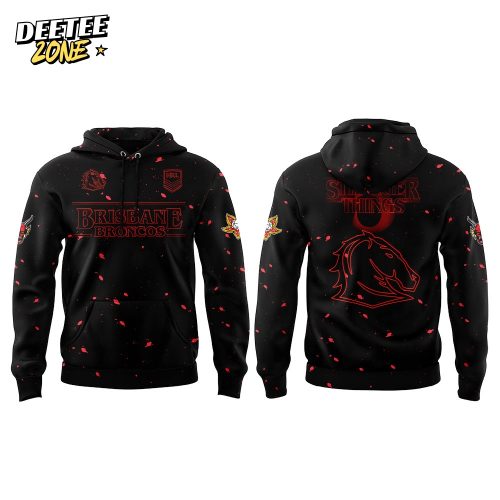 B Broncos Stranger Things 5 Combo Hoodie