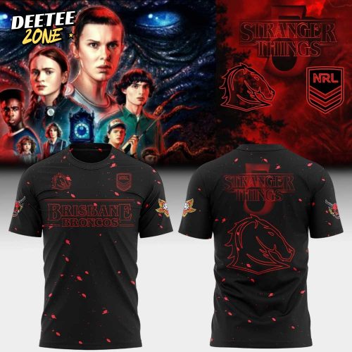 B Broncos Stranger Things 5 Combo Shirt