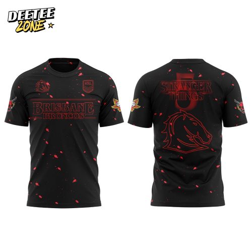 B Broncos Stranger Things 5 Combo Shirt