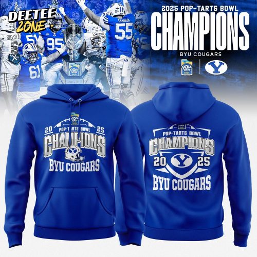 BYU Cougars 2025 Pop-Tarts Bowl Champions Hoodie