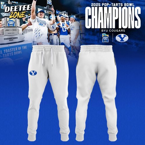BYU Cougars 2025 Pop-Tarts Bowl Champions Locker Room Hoodie