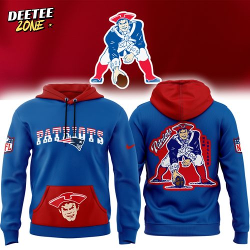 Black Throwback New England Patriots Rewind Club Hoodie