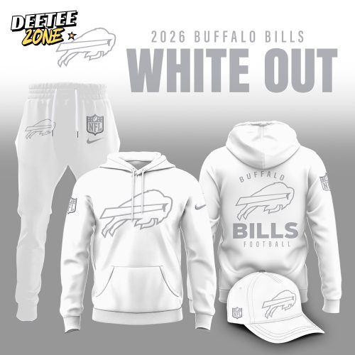 Buffalo Bills 2026 White Out Limited Edition Hoodie