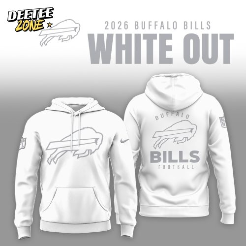 Buffalo Bills 2026 White Out Limited Edition Hoodie