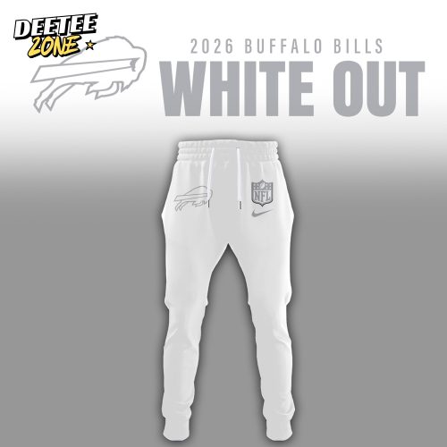 Buffalo Bills 2026 White Out Limited Edition Hoodie