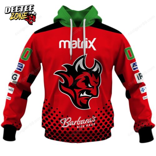 Cardiff Devils EIHL 2526 Home Jersey Style Hoodie