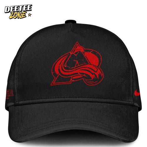 Colorado Avalanche x Stranger Things Jersey with a bold red–black design