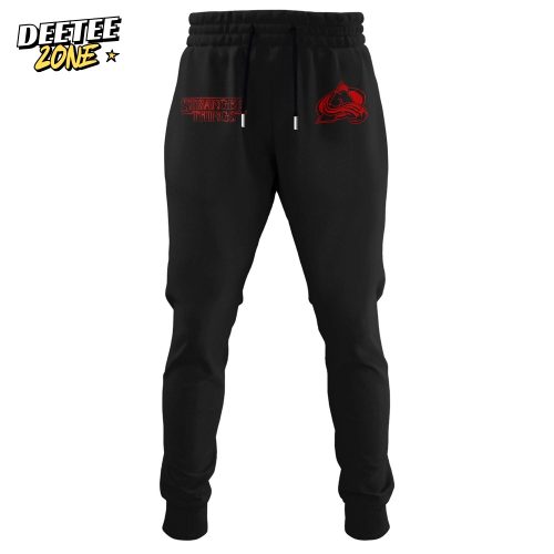 Colorado Avalanche x Stranger Things Jersey with a bold red–black design