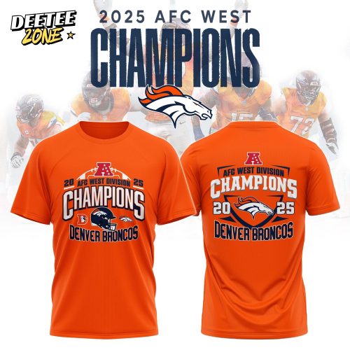 DB NFL AFC West CHAMPIONS 2025 Tshirt