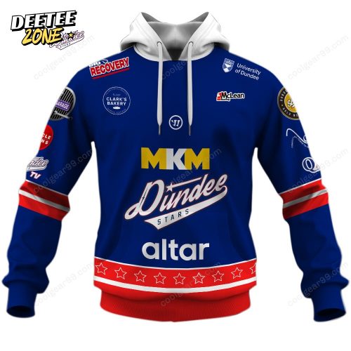 Dundee Stars EIHL 2526 Home Jersey Style Hoodie