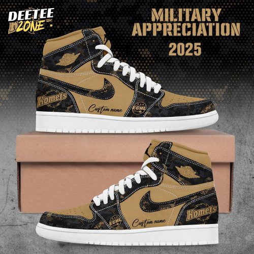 FW Komets 2025 Military Appreciation Custom Name Shoes JD