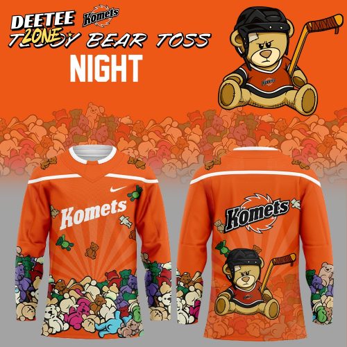 FW Komets Teddy Bear Toss Night 2025 Combo Hockey Jersey