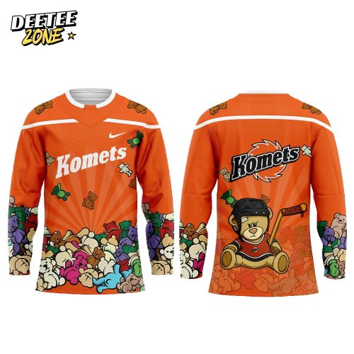 FW Komets Teddy Bear Toss Night 2025 Combo Hockey Jersey