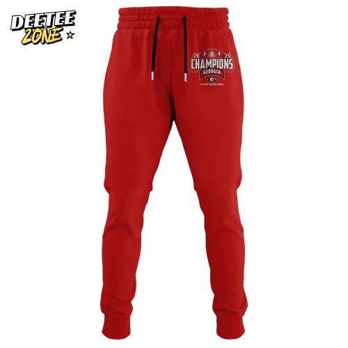 Georgia Bulldogs Champions Red Hoodie Limited Edition V2