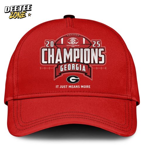 Georgia Bulldogs Champions Red Hoodie Limited Edition V2