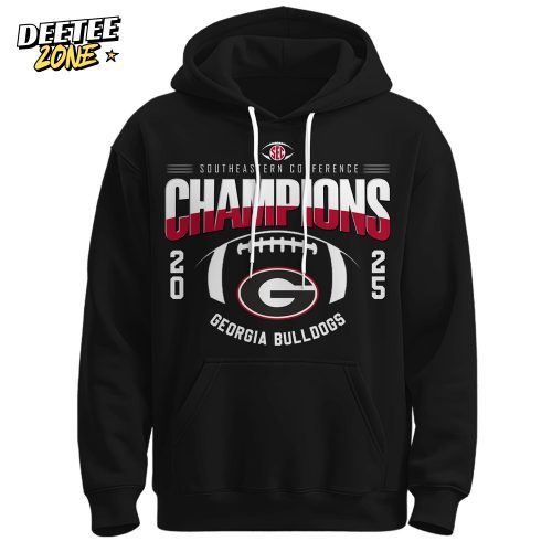 Georgia Football x Sec Champions 2025 Hoodie Limited Edition