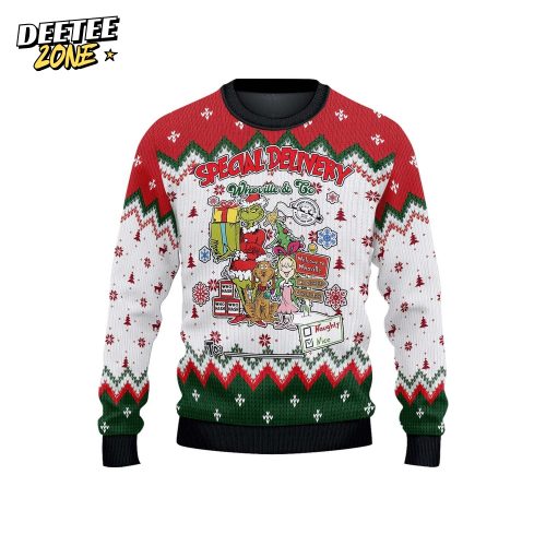 Gleammerch The Grinch x Christmas Personalized Ugly Sweater For Fans