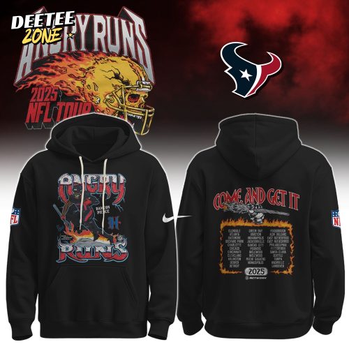 H Texans x Angry Runs Hoodie Limited Edition Drop