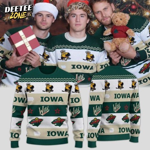 Iowa Wild Tastefully Tacky Holiday Sweater