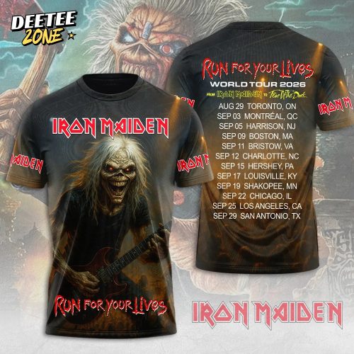 Iron Maiden Run For Your Life 3D Apparel