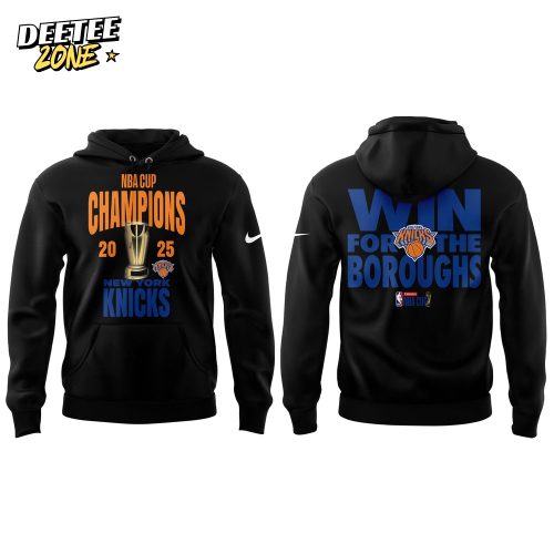 Jordan Brand Black New York Knicks 2025 NBA Cup Champions Limited Edition Hoodie | Jogger | Cap