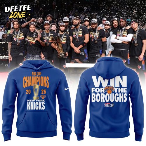 Jordan Brand Black New York Knicks 2025 NBA Cup Champions Limited Edition Hoodie | Jogger | Cap v2