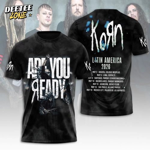 Korn Band 2026 3D Tshirt