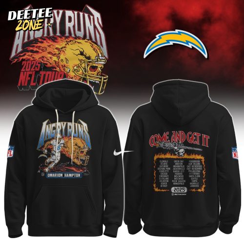 LA Chargers x Angry Runs Hoodie Limited Edition Drop