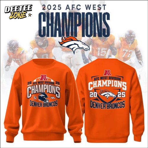 Limited Edition 2025 AFC West Champions Sweatshirt