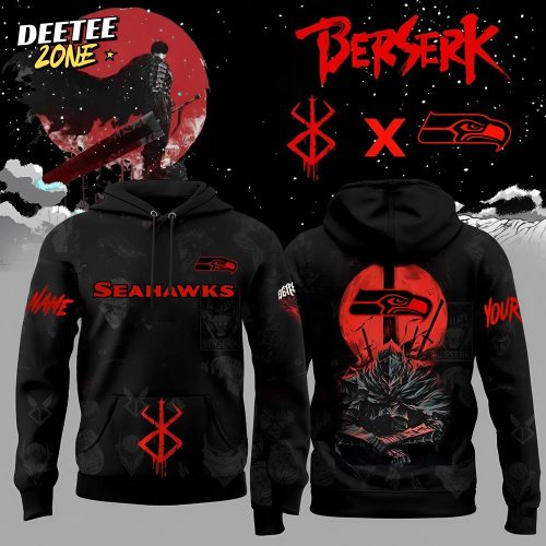 Limited Edition Hoodie Seattle Seahawks x Berserk-3D Unisex Hoodie