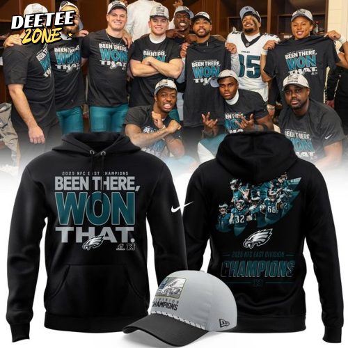 Limited Edition Philadelphia Eagles ” 2025 NFC East Champions ” Hoodie(V1)