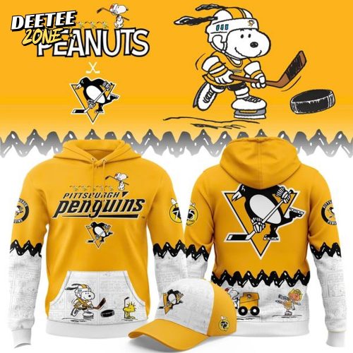 Limited Edition Pittsburgh Penguins ” Peanuts Night ” Snoopy Hoodie