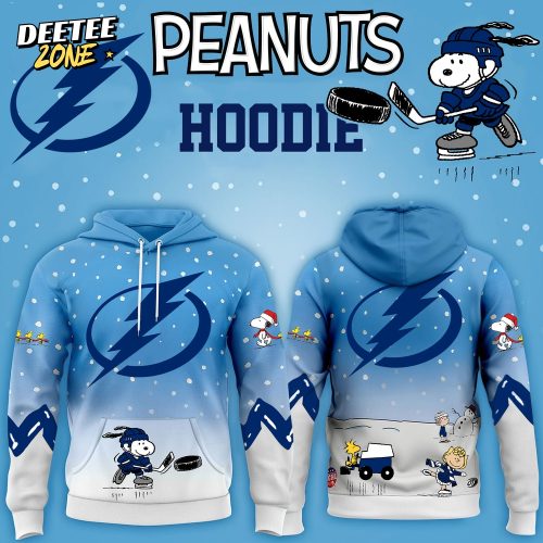 Limited Edition Tampa Bay Lightning x Peanuts Winter Hockey Hoodie-3D Unisex Hoodie