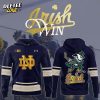 Notre Dame Fighting Irish Under Armour Hockey Leprechaun Rival Fleece Hoodie (White)