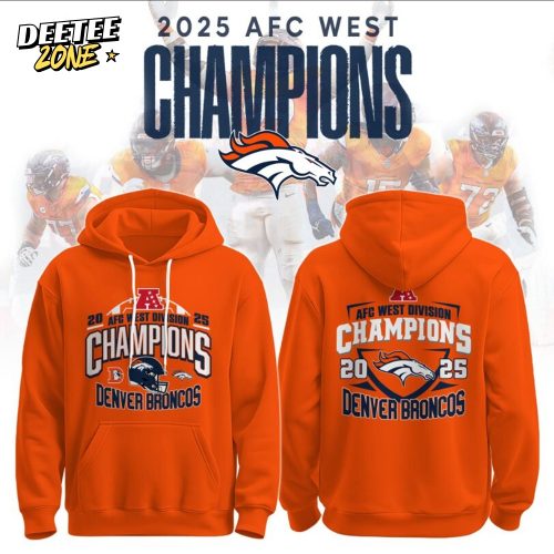 Limited Editon 2025 AFC West Champions Hoodie
