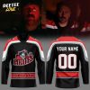 Dallas Stars x Stranger Things Jersey with a bold red–black design