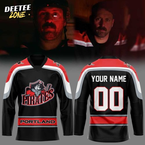 M Mariners Portland Pirates Night Combo Black Hockey Jersey Custom Name, Number
