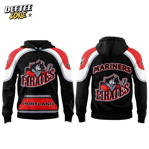 M Mariners Portland Pirates Night Combo Black Hoodie