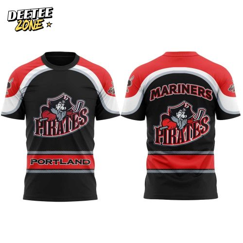 M Mariners Portland Pirates Night Combo Black Shirt