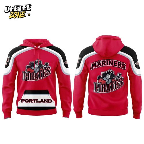 M Mariners Portland Pirates Night Combo Red Hoodie