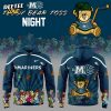 M Mariners Portland Pirates Night Combo Red Hoodie