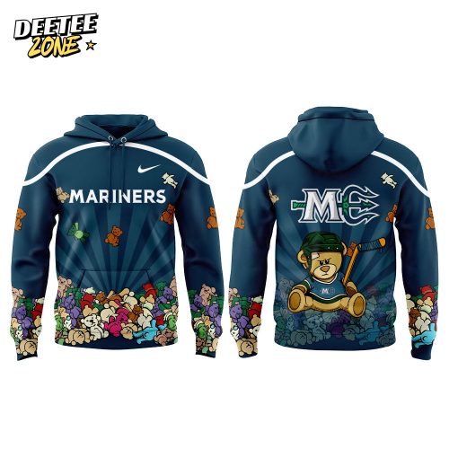 M Mariners Teddy Bear Toss Night 2025 Combo Hoodie
