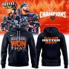 Men’s Nike Orange Denver Broncos 2025 AFC West champions Special Hoodie